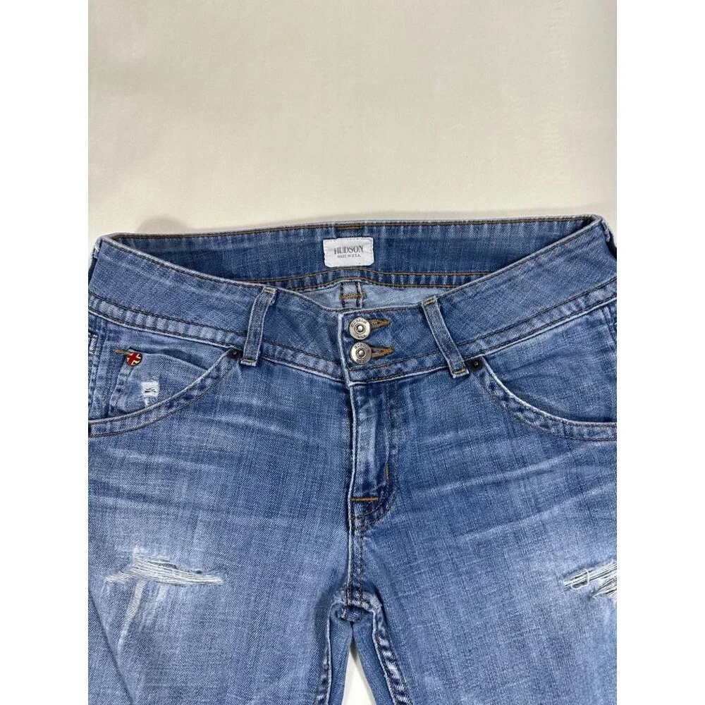 Hudson Jeans Women's 28 Boot Cut Flap Pocket USA - Picture 4 of 11
